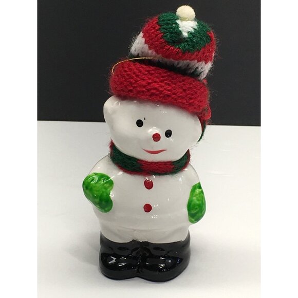 Artmark Other - Vintage Christmas Snowman Ornament Holiday Decor Ceramic 1987